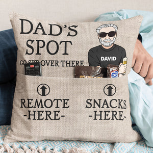 Dad's Spot - Personalized Pocket Pillow