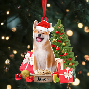 Dog Christmas Ornament - Personalized Ornament