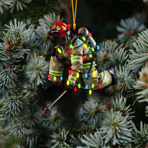 Firefighter Forever - Christmas Firefighter Ornament