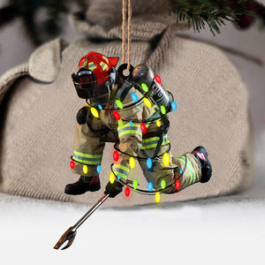 Firefighter Forever - Christmas Firefighter Ornament