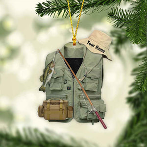 Fishing Lovers - Personalized Christmas Ornament