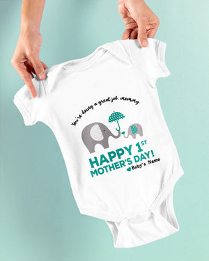 Happy 1st mother's day Baby Onesie