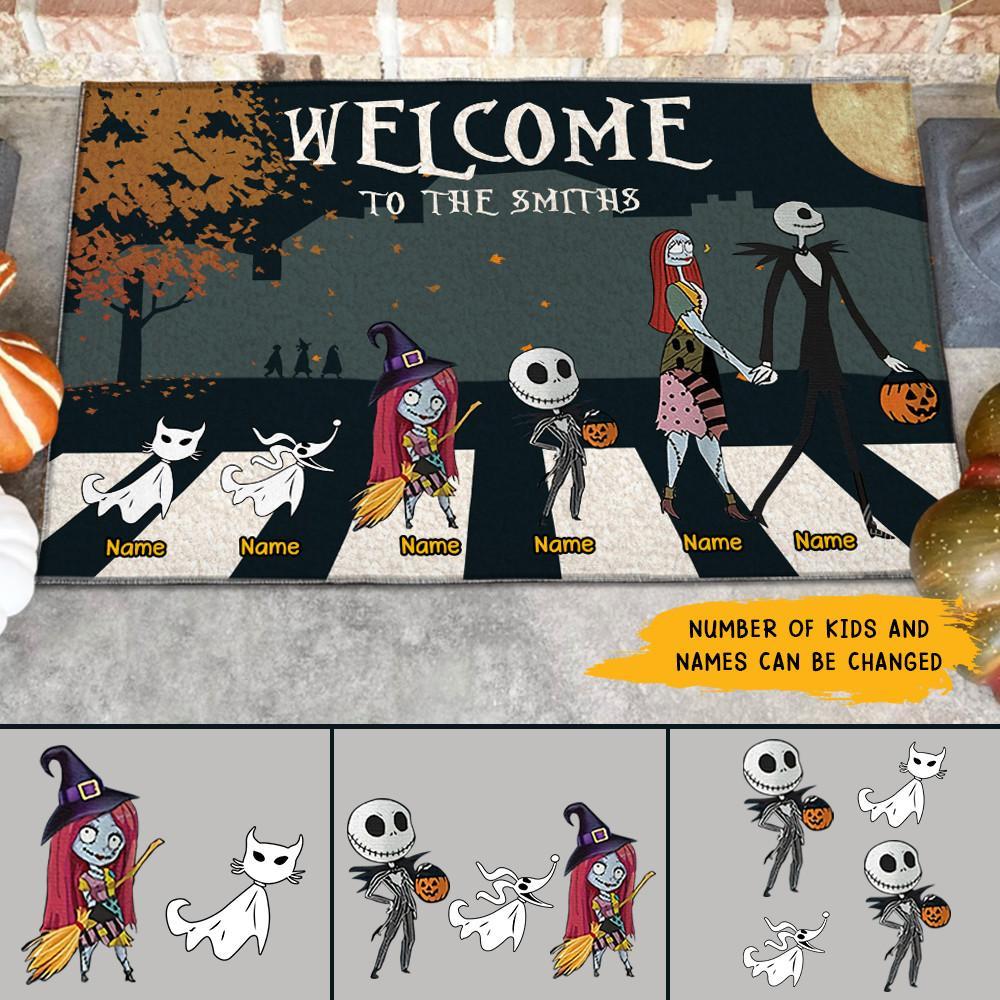 Welcome To The Family Personalized Doormat