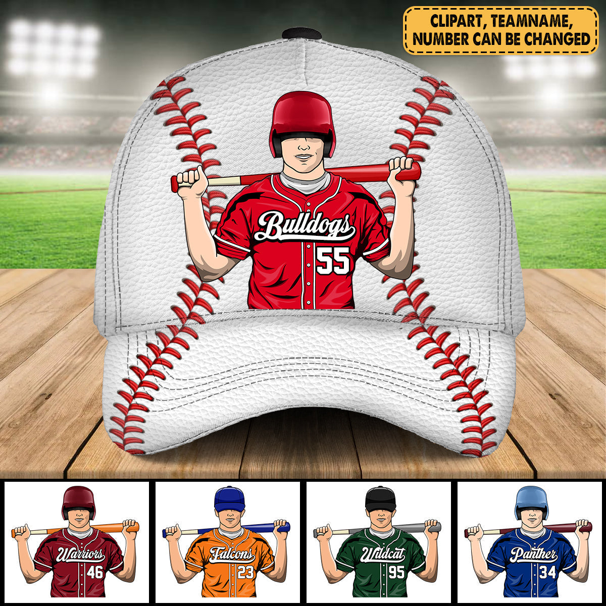 Personalized Cap Gifts For Family Baseball Player Cap