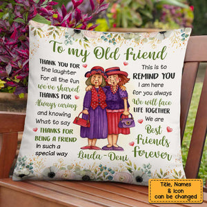 To My Old Friend Pillow