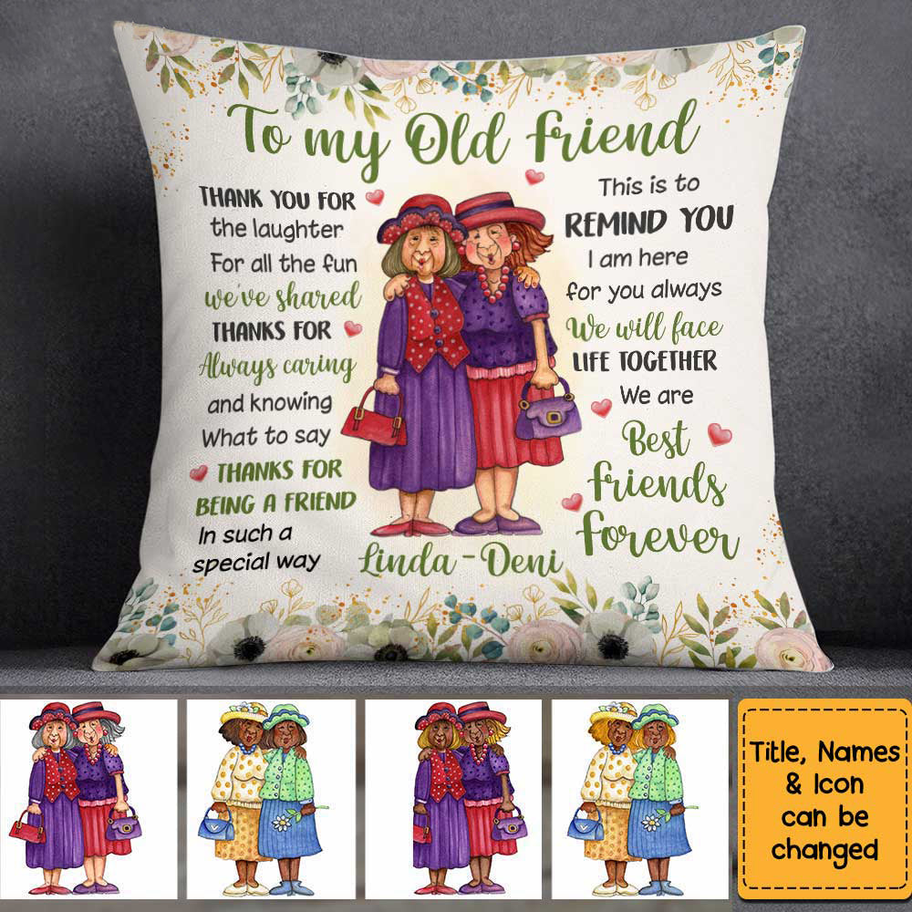 To My Old Friend Pillow