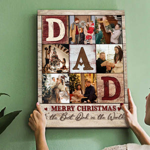 Dad Photo Collage Photo, Personalized Gifts For Dad, Best Father’s Day Gifts 2023