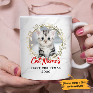 First Christmas Dog Cat Mug