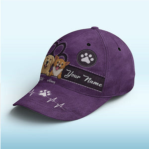 Keep Calm And Love Dogs - Dog & Cat Personalized Custom All Over Print Classic Cap - Gift For Pet Owners, Pet Lovers