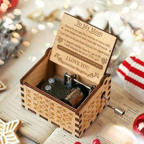 Daughter To Mom - You Will Always Be My Loving Mom- Engraved Music Box