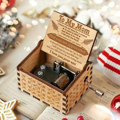 Son To Mom - You Will Always Be My Loving Mom- Engraved Music Box