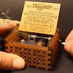 Dad To Daughter - I Will Always Love You - Engraved Music Box