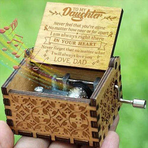 Dad To Daughter - I Will Always Love You - Engraved Music Box